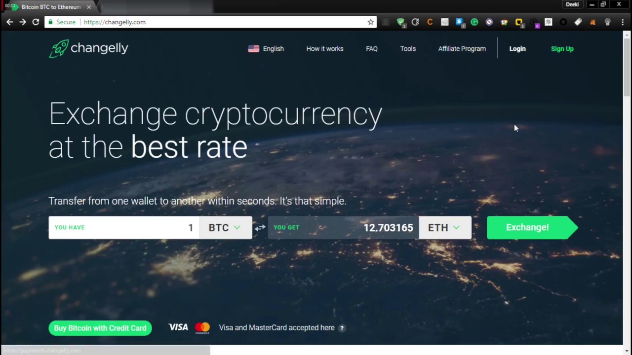 how to buy bitcoin in changelly