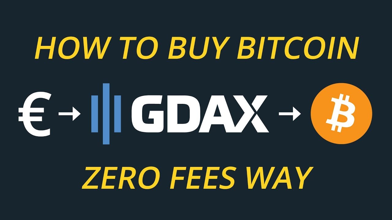 buy bitcoin no fee gdax