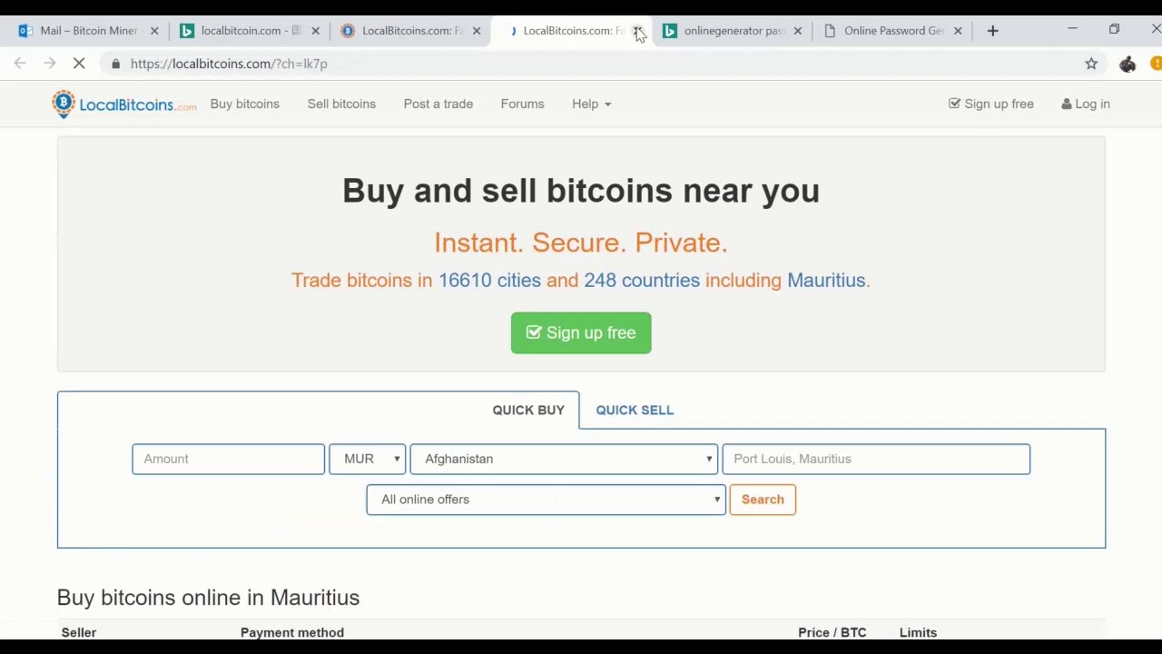 buy bitcoin in mauritius