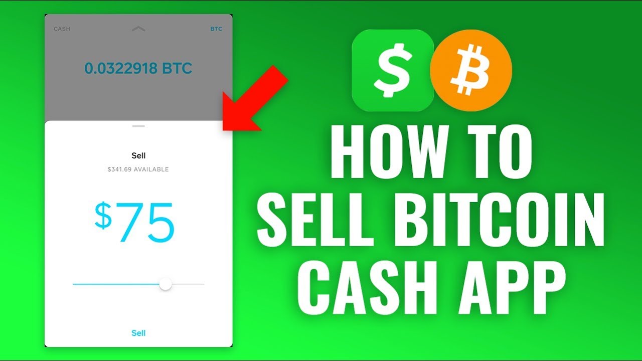 how does selling bitcoin on cash app work